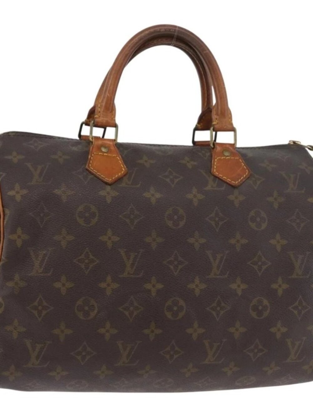 LOUIS VUITTON Monogram Speedy 30 Hand Bag M41526 LV Auth 177683